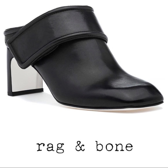 rag & bone Shoes - Rag & Bone Elliot Mule in Black Size 37 New!